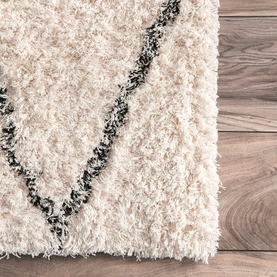 NuLOOM Eskimo Sheba Diamond Lattice Shag Rug 7 NuLOOM Eskimo Sheba Diamond Lattice Shag Rug - Image 5