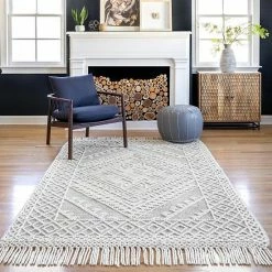 NuLOOM Tenley Hand Woven Transitional Tassels Area Rug -nuLOOM Sales Store unnamed file 3710