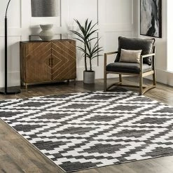 NuLOOM Tamera Modern Diamonds Machine Washable Area Rug -nuLOOM Sales Store unnamed file 3717