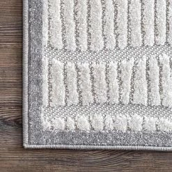 NuLOOM Danna Textured Stripe Indoor/Outdoor Area Rug -nuLOOM Sales Store unnamed file 3732