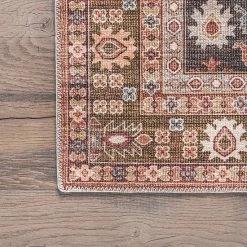 NuLOOM Cathie Persian Floral Machine Washable Area Rug -nuLOOM Sales Store unnamed file 376