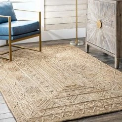 Alternative view of NuLOOM Amora Textured Jute Area Rug