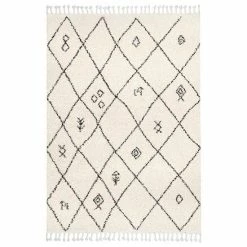 NuLOOM Chrissy Moroccan Trellis Tassel Rug