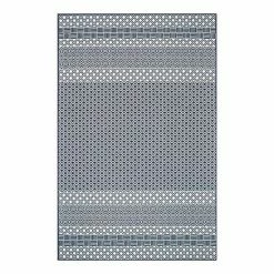 NuLOOM Tilly Striped Lattice Indoor/Outdoor Area Rug Blue