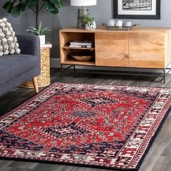 NuLOOM Salma Handmade Wool Traditional Oriental Area Rug 7 NuLOOM Salma Handmade Wool Traditional Oriental Area Rug -nuLOOM Sales Store unnamed file 3795