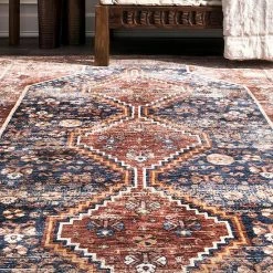 NuLOOM Vintage Idalia Overdyed Area Rug Blue -nuLOOM Sales Store unnamed file 3800