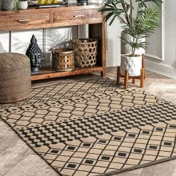 Alternative view of NuLOOM Anika Modern Trellis Area Rug