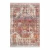 NuLOOM Farley Medallion Fringe Rug Rust