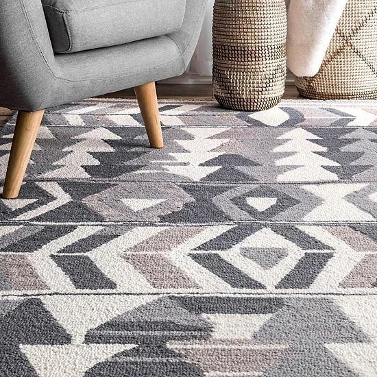 NuLOOM Ofelia Colorful Geometric Rug Multi 5 NuLOOM Ofelia Colorful Geometric Rug Multi - Image 3