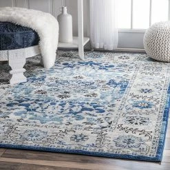 NuLOOM Tameika Framed Floral Rug -nuLOOM Sales Store unnamed file 3896