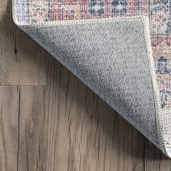 NuLOOM Olga Machine Washable Distressed Vintage Medallion Area Rug -nuLOOM Sales Store unnamed file 3902