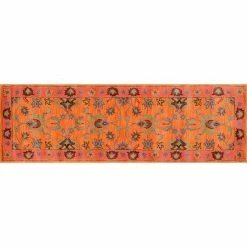 NuLOOM Overdyed Framed Floral Wool Rug -nuLOOM Sales Store unnamed file 3921