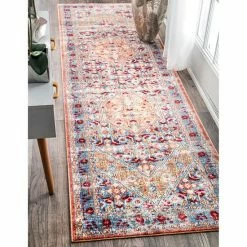 NuLOOM Vivid Silk Daria Persian Framed Floral Rug -nuLOOM Sales Store unnamed file 3951
