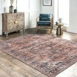 NuLOOM Marci Machine Washable Vintage Medallion Area Rug -nuLOOM Sales Store unnamed file 3956
