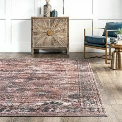 NuLOOM Marci Machine Washable Vintage Medallion Area Rug -nuLOOM Sales Store unnamed file 3960