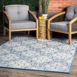 NuLOOM Macie Textured Snowflake Indoor/Outdoor Area Rug Gray -nuLOOM Sales Store unnamed file 3973