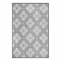 NuLOOM Macie Textured Snowflake Indoor/Outdoor Area Rug Gray -nuLOOM Sales Store unnamed file 3977