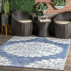 NuLOOM Poppy Blossom Indoor/Outdoor Area Rug -nuLOOM Sales Store unnamed file 3999