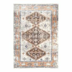 NuLOOM Vintage Hazel Mural Rug Orange