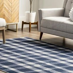 NuLOOM Rianne Machine Washable Plaid Farmhouse Area Rug -nuLOOM Sales Store unnamed file 4031