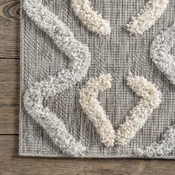 NuLOOM Giana Raised Chevron Trellis Area Rug Gray -nuLOOM Sales Store unnamed file 4044