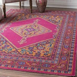 NuLOOM Adame Vintage Framed Medallion Rug -nuLOOM Sales Store unnamed file 4062