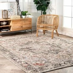 NuLOOM Maren Hand Knotted Castle Medallion Area Rug 7 NuLOOM Maren Hand Knotted Castle Medallion Area Rug -nuLOOM Sales Store unnamed file 4092