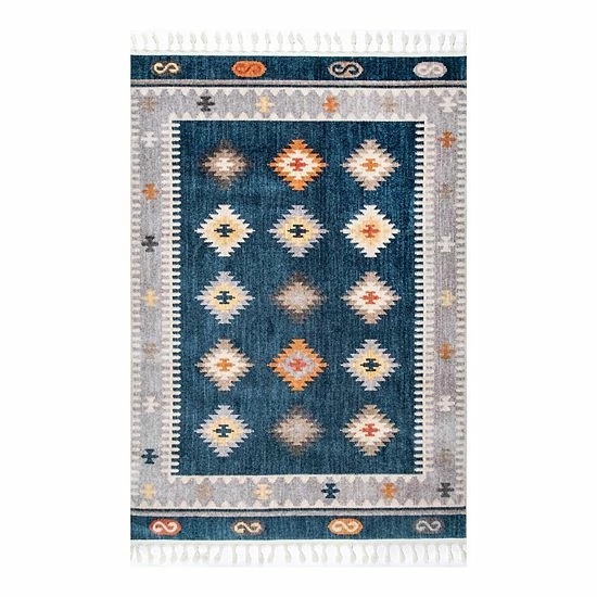 NuLOOM Alia Tribal Vista Tassel Area Rug 3 NuLOOM Alia Tribal Vista Tassel Area Rug