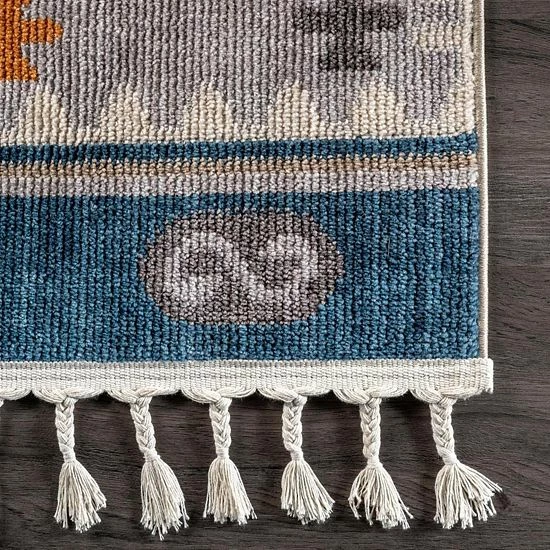 NuLOOM Alia Tribal Vista Tassel Area Rug 5 NuLOOM Alia Tribal Vista Tassel Area Rug - Image 3