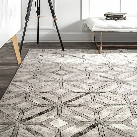 NuLOOM Blakely Diamond Tiles Geometric Rug 5 NuLOOM Blakely Diamond Tiles Geometric Rug - Image 3
