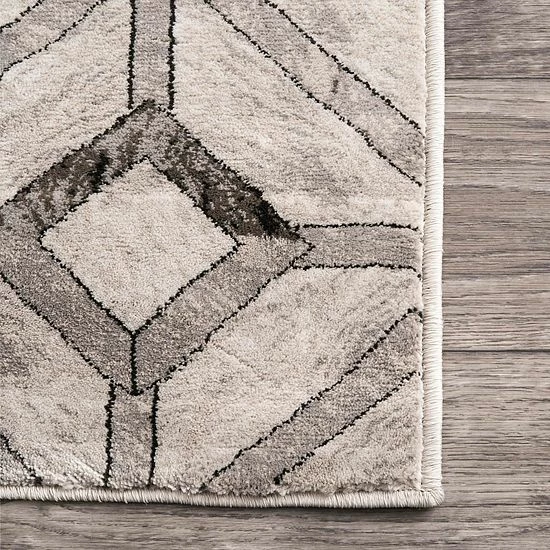 NuLOOM Blakely Diamond Tiles Geometric Rug 6 NuLOOM Blakely Diamond Tiles Geometric Rug - Image 4