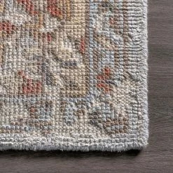 NuLOOM Luella Hand Knotted Worn Wreath Area Rug -nuLOOM Sales Store unnamed file 4142