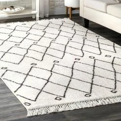 NuLOOM Krystal Trellis Tassel Area Rug -nuLOOM Sales Store unnamed file 4152