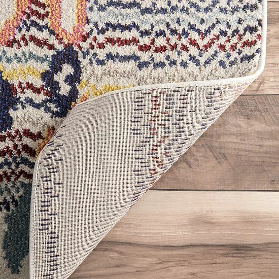 NuLOOM Moroccan Motely Geometric Rug 8 NuLOOM Moroccan Motely Geometric Rug - Image 6