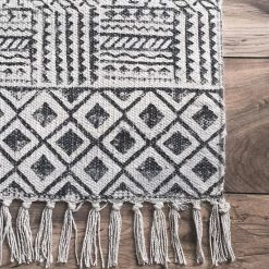 NuLOOM Ammie Distressed Geometric Rug - 8'6" X 11'6" -nuLOOM Sales Store unnamed file 4164