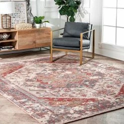 NuLOOM Nataly Hand Knotted Bloom Medallion Area Rug -nuLOOM Sales Store unnamed file 4172