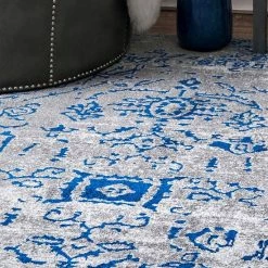 NuLOOM Bodrum Shaina Vintage Framed Tribal Rug Charcoal -nuLOOM Sales Store unnamed file 4195