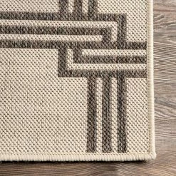 NuLOOM Malaya Greek Trellis Indoor/Outdoor Area Rug Gray 7 NuLOOM Malaya Greek Trellis Indoor/Outdoor Area Rug Gray -nuLOOM Sales Store unnamed file 4199