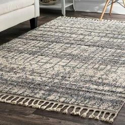 NuLOOM Pamela Moroccan Tassel Area Rug Gray Multi -nuLOOM Sales Store unnamed file 4214