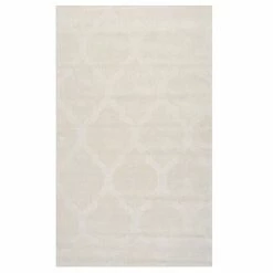 NuLOOM Maybell Gray Quatrefoil Rug Cream