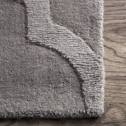 NuLOOM Maybell Gray Quatrefoil Rug Cream -nuLOOM Sales Store unnamed file 4227