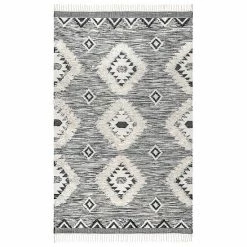 NuLOOM Savannah Moroccan Fringe Wool Rug Light Gray 25 NuLOOM Savannah Moroccan Fringe Wool Rug Light Gray -nuLOOM Sales Store unnamed file 423