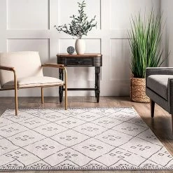 NuLOOM Sydney Machine Washable Diamond Trellis Area Rug -nuLOOM Sales Store unnamed file 4234