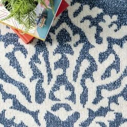 NuLOOM Brinley Trellis Indoor/Outdoor Area Rug Blue -nuLOOM Sales Store unnamed file 4249