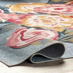 NuLOOM Lauryn Machine Washable Floral Area Rug -nuLOOM Sales Store unnamed file 4280
