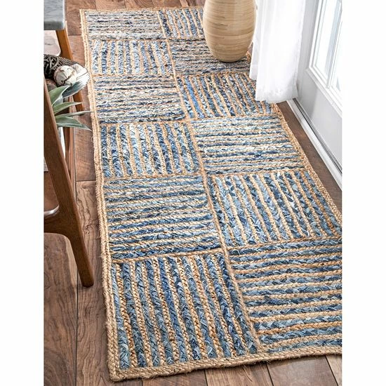 NuLOOM Dune Road Elva Geometric Braided Jute Blend Rug 4 NuLOOM Dune Road Elva Geometric Braided Jute Blend Rug - Image 3