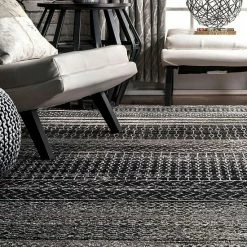 NuLOOM Nova Stripes Rug Dark Gray -nuLOOM Sales Store unnamed file 439