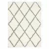 NuLOOM Diamond Geometric Lattice Shag Rug Ash -nuLOOM Sales Store unnamed file 449
