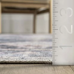 NuLOOM Finley Machine Washable Vintage Distressed Area Rug Gray -nuLOOM Sales Store unnamed file 457