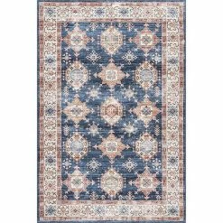 NuLOOM Finley Machine Washable Vintage Distressed Area Rug Gray -nuLOOM Sales Store unnamed file 464